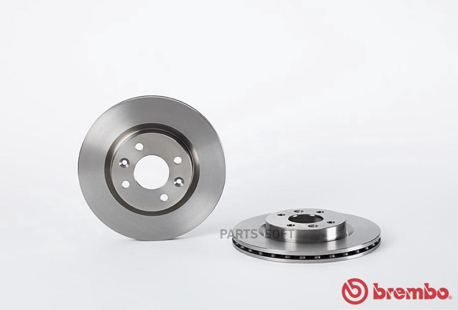 

Тормозной диск brembo передни йдля renault Clio, Megane 90- 9580224