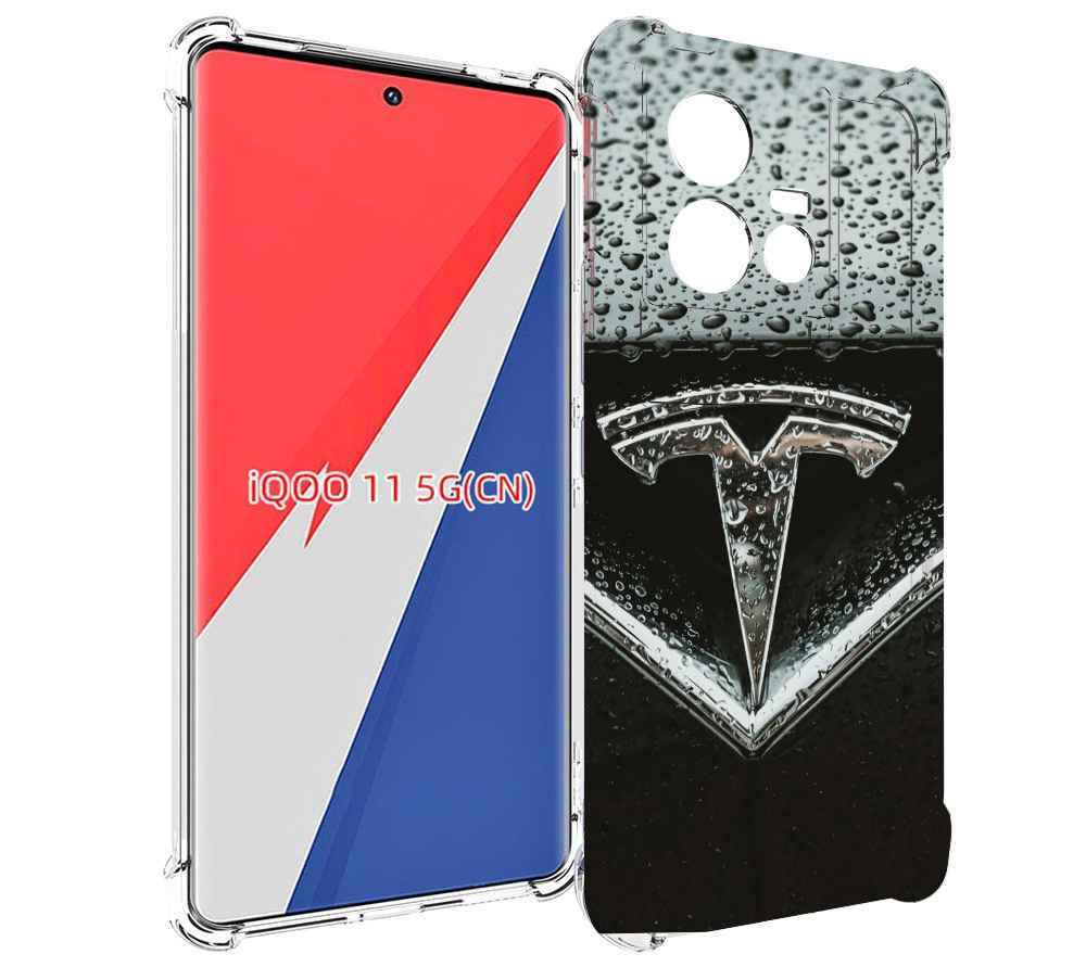 

Чехол MyPads tesla тесла 1 для Vivo iQOO 11, Прозрачный, Tocco