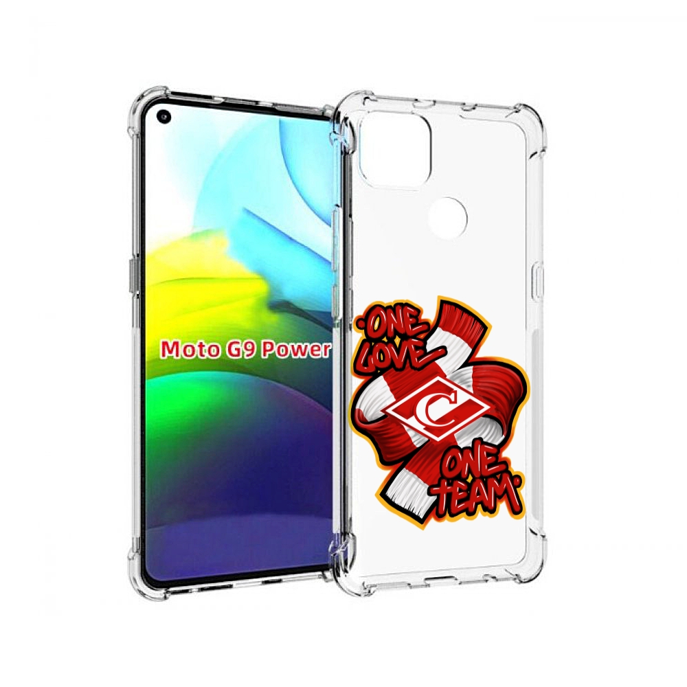 

Чехол MyPads ФК спарак 1 любовь для Motorola Moto G9 Power, Прозрачный, Tocco
