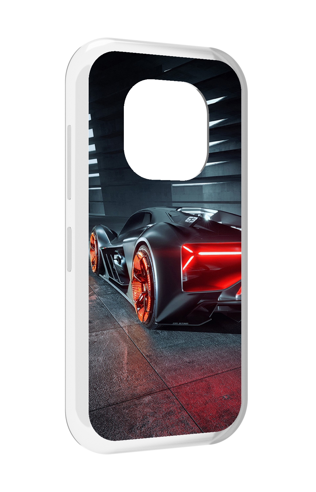 

Чехол MyPads Ночной-город мужской для Doogee V20, Прозрачный, Tocco