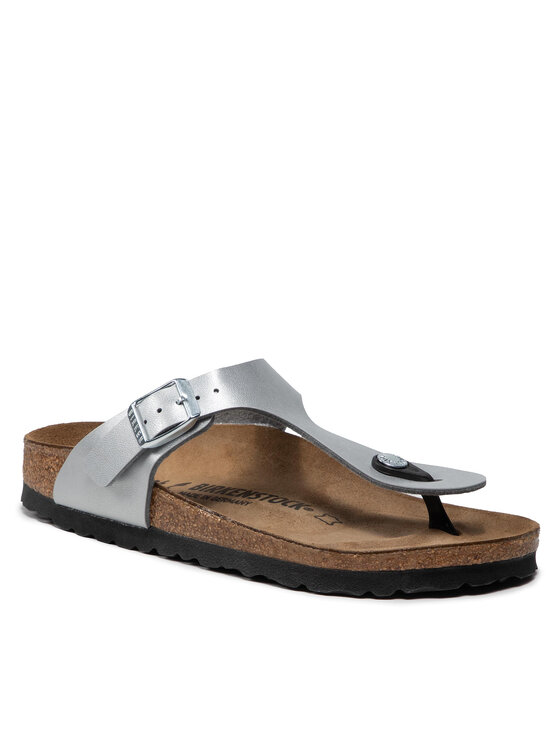 

Шлепанцы Gizeh Bs 0043853 Birkenstock серебристый 40 EU, Gizeh Bs 0043853