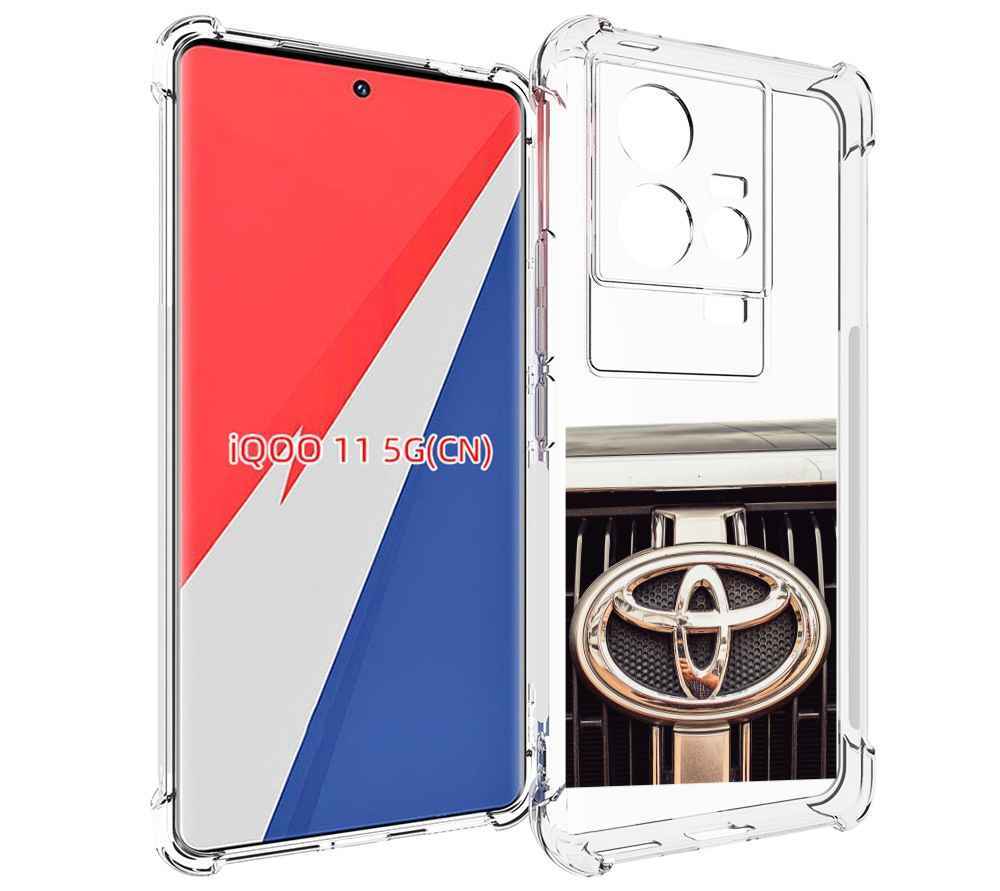 

Чехол MyPads toyota тоиота 3 для Vivo iQOO 11, Прозрачный, Tocco