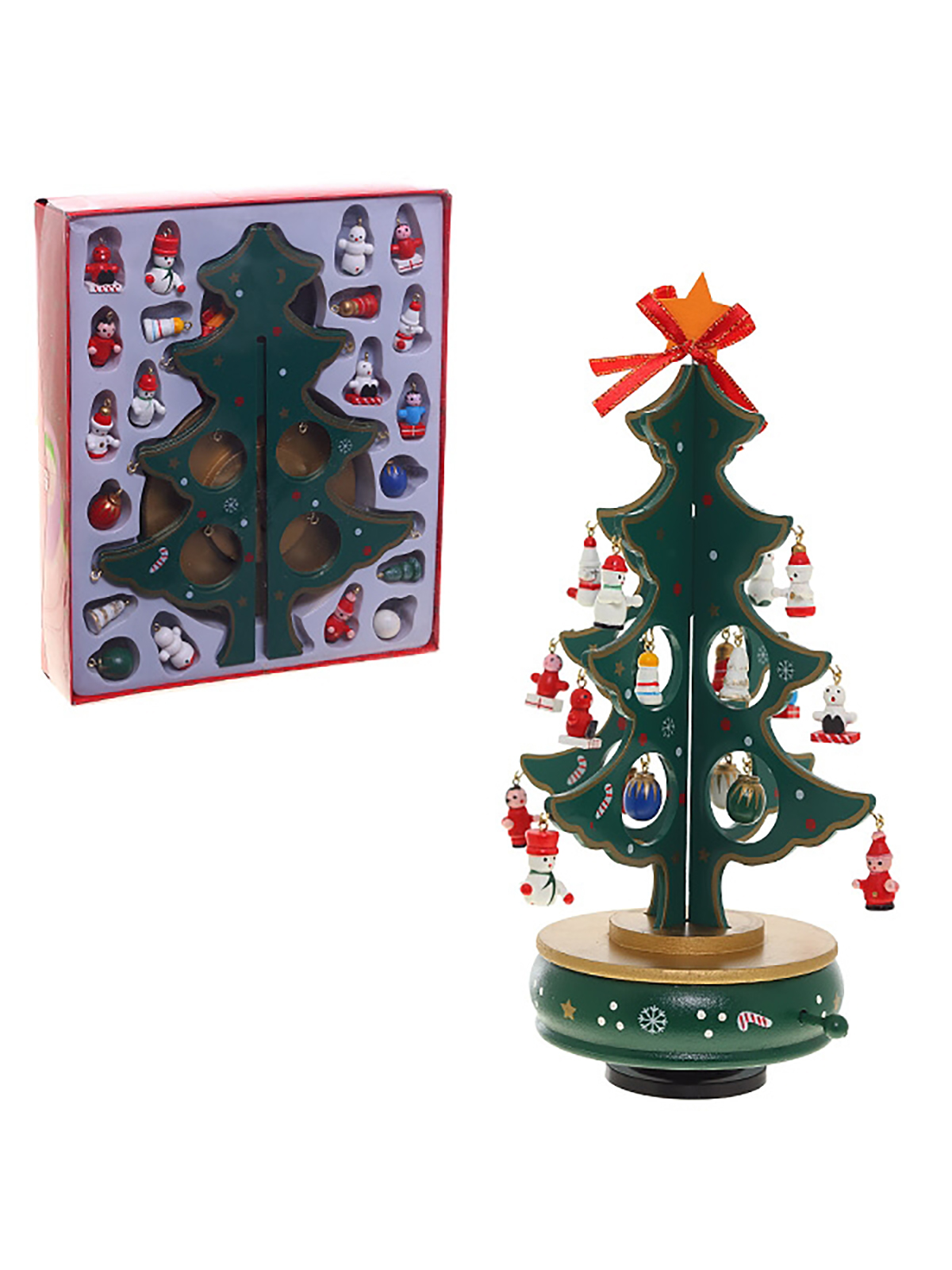 

Новогодняя фигурка Alat Home Елочка 239537]REM_hh1 19x5x22,5 см, Зеленый, Елочка