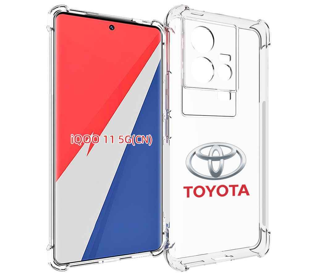 

Чехол MyPads toyota-тоиота-4 мужской для Vivo iQOO 11, Прозрачный, Tocco