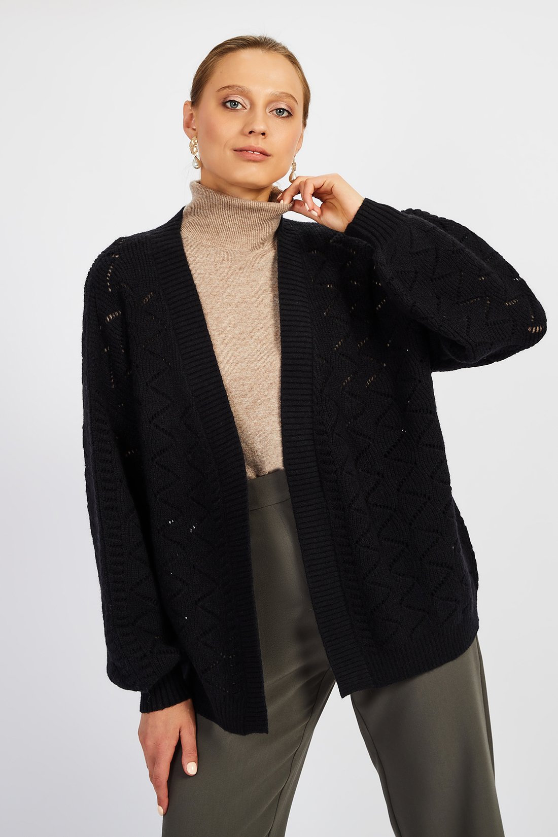 

Кардиган женский Baon B1422505 черный S, B1422505