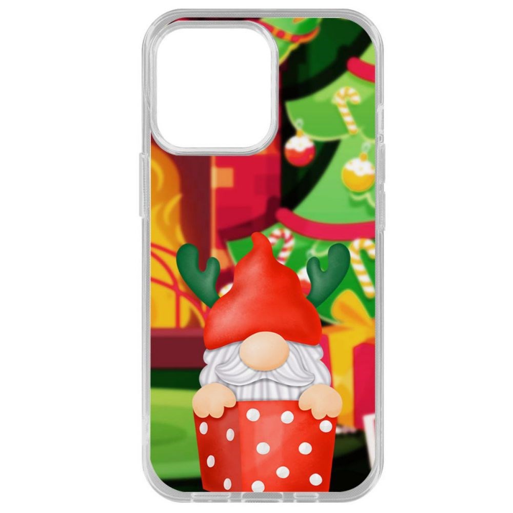 

Чехол-накладка Krutoff Clear Case Гном для iPhone 14 Pro Max