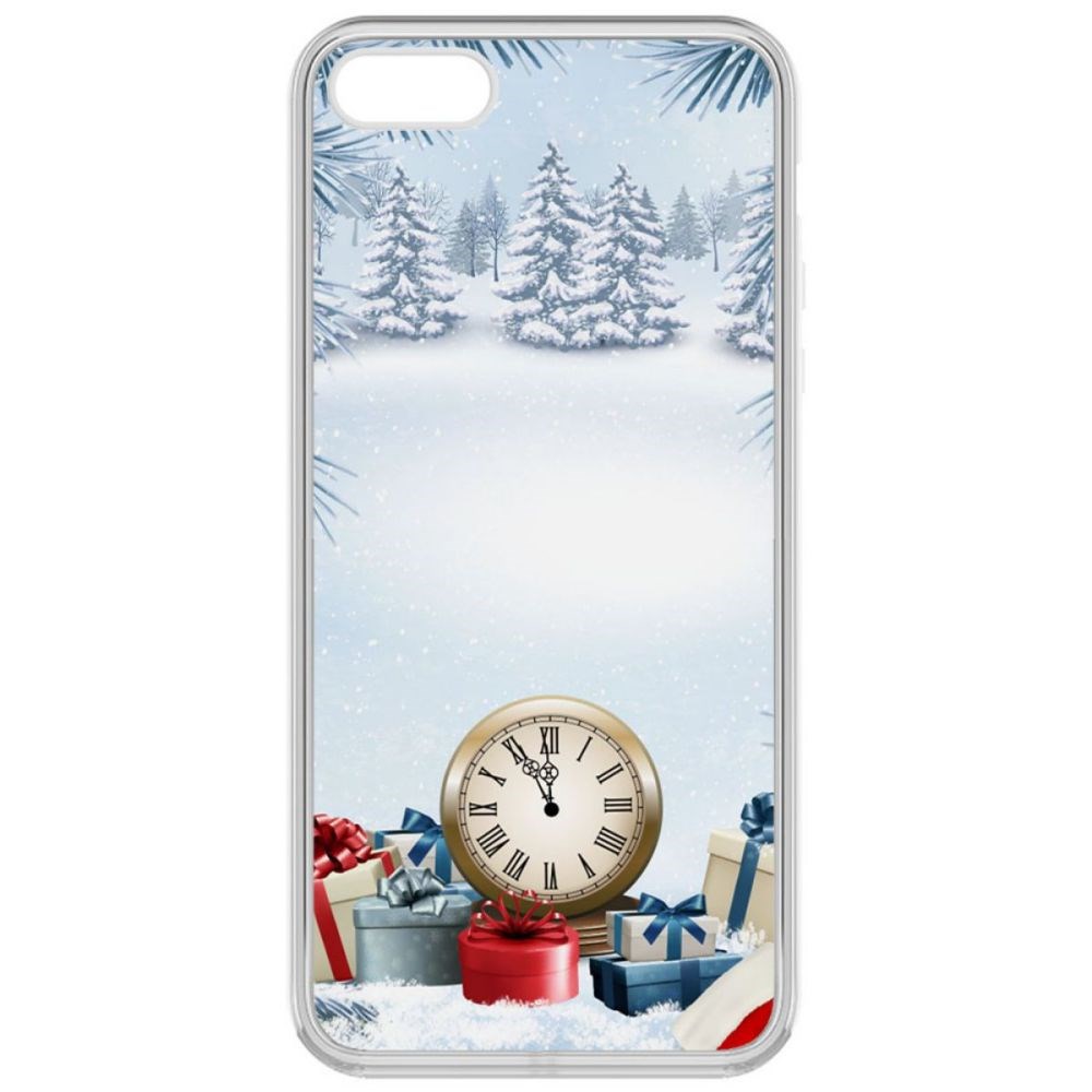 

Чехол-накладка Krutoff Clear Case 5 минут для iPhone 5