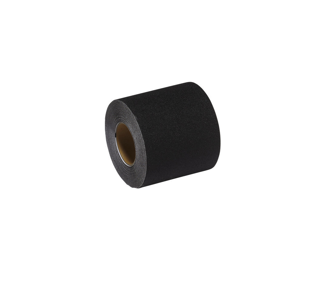 

Противоскользящая лента, крупная зернистость 60 grit, 150мм х 18.3м, черный, SAFETYSTEP