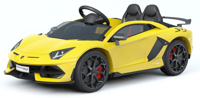 

Детский электромобиль Barty Aventador SVJ – HL328 желтый глянец