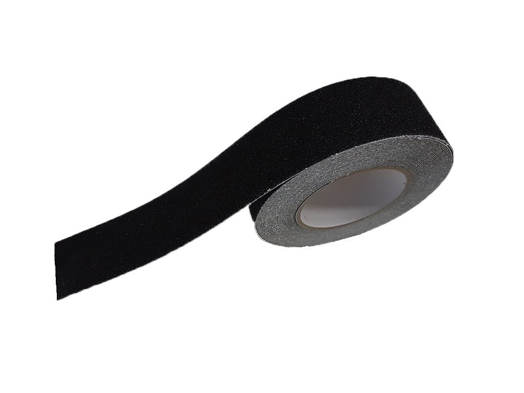 

Противоскользящая лента, крупная зернистость 60 grit, 25мм х 6м, черный, SAFETYSTEP