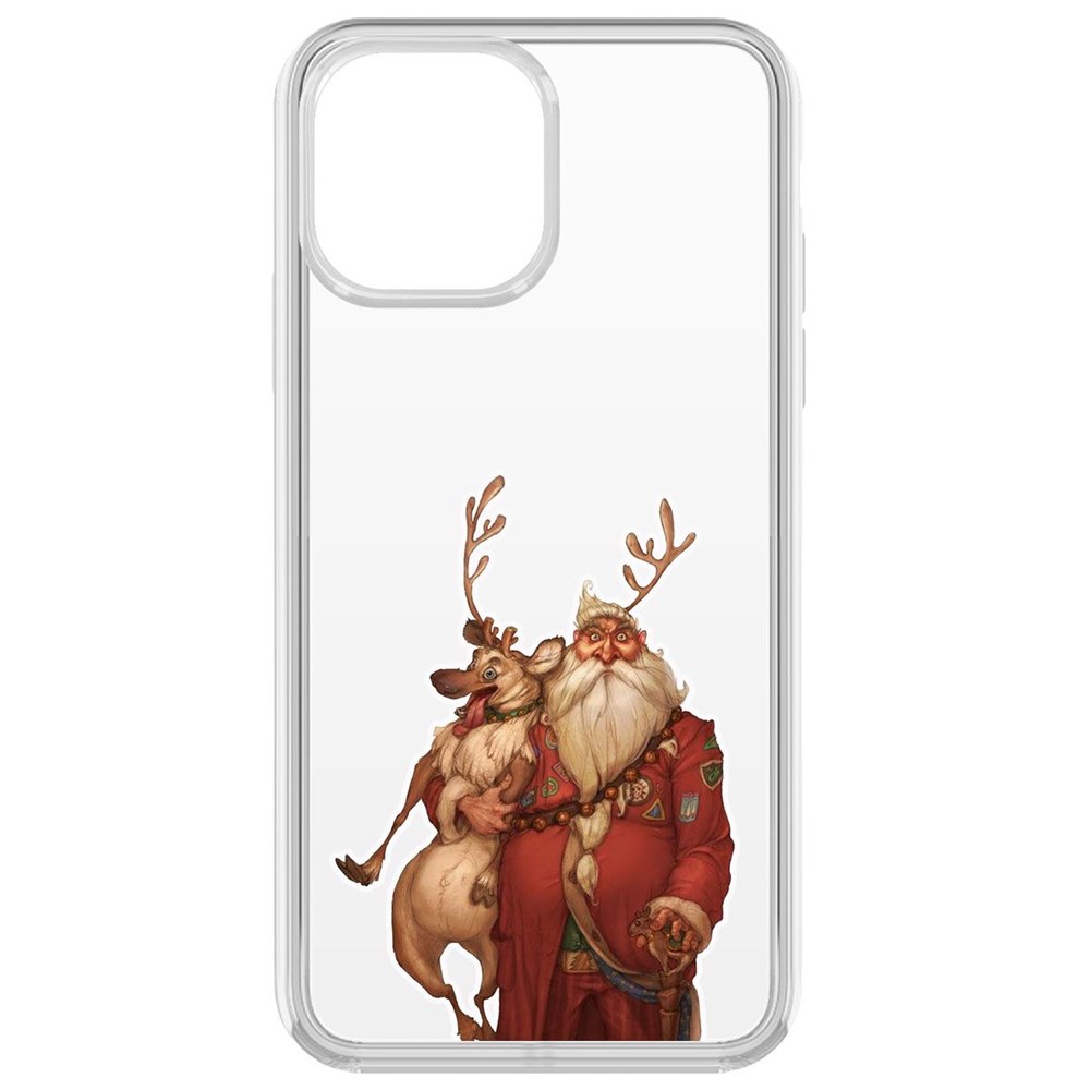 

Чехол-накладка Krutoff Clear Case К-команда для iPhone 13 Pro Max