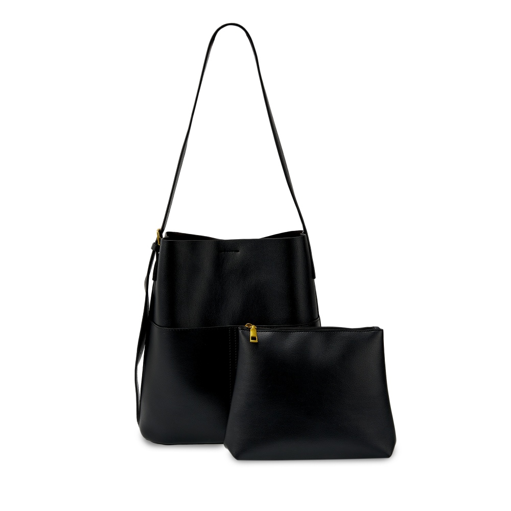 Комплект (сумка+косметичка) женский JANE'S STORY JS-3091 черный