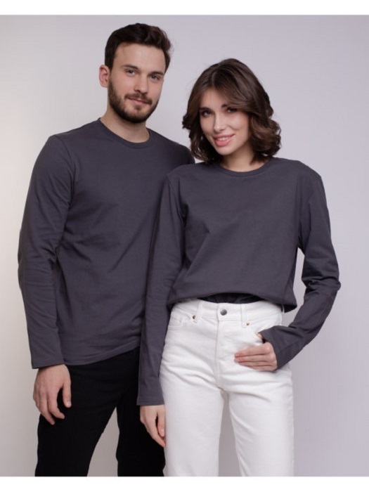 

Лонгслив унисекс Uzcotton UZ-M-L серый 56-58\3XL, UZ-M-L