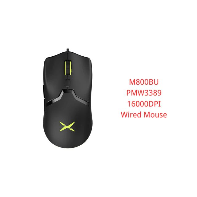 Беспроводная игровая мышь Delux M800 PMW3389 Black