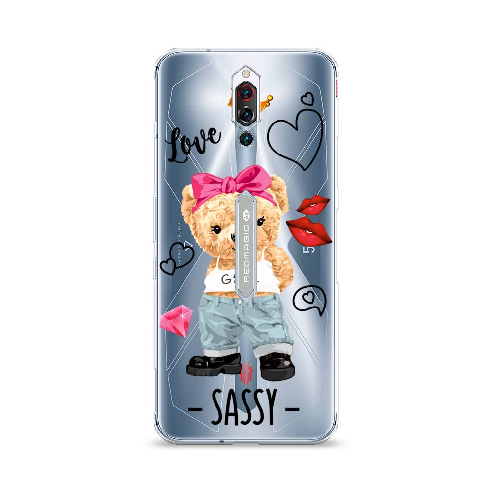 

Чехол на ZTE RedMagic 5S Sugar Mommy, Голубой;белый;розовый, 134250-6