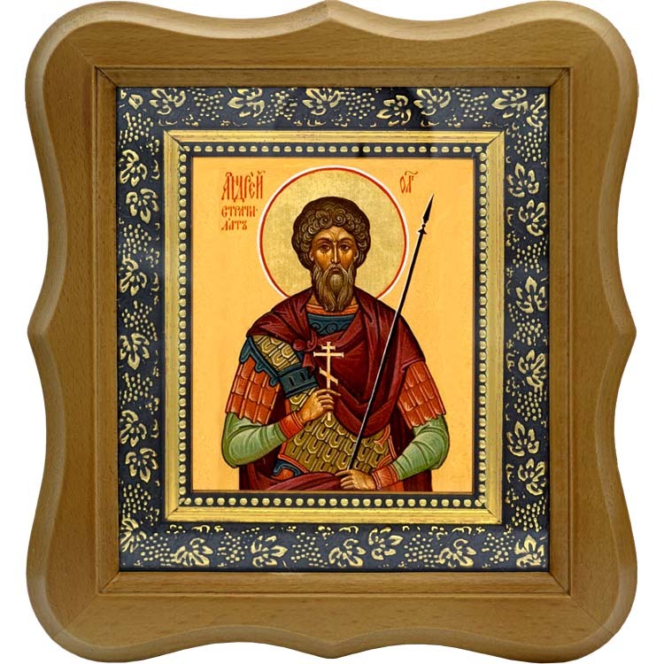 

Андрей Стратилат Таврийский мученик. Икона на холсте