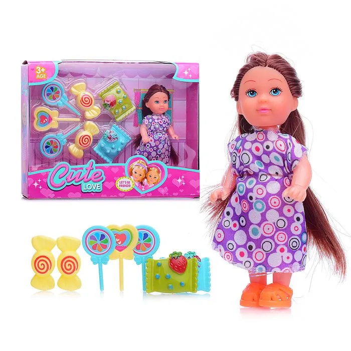 Кукла OUBAOLOON SM011-2 с аксессуарами, в коробке