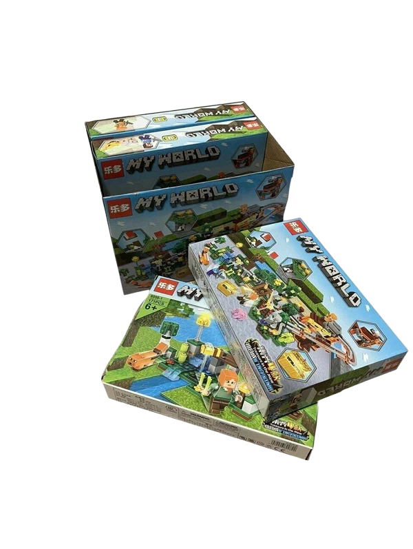 

Конструктор Minecraft My World Сокровища шахты 4 в 1, 728 деталей, 6058 (Не оригинал), NI05106580720