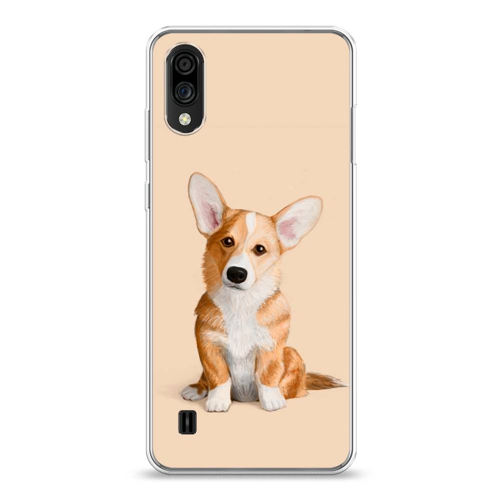 

Чехол на ZTE Blade A51 lite "Грустный Корги", Коричневый;бежевый, 134850-1