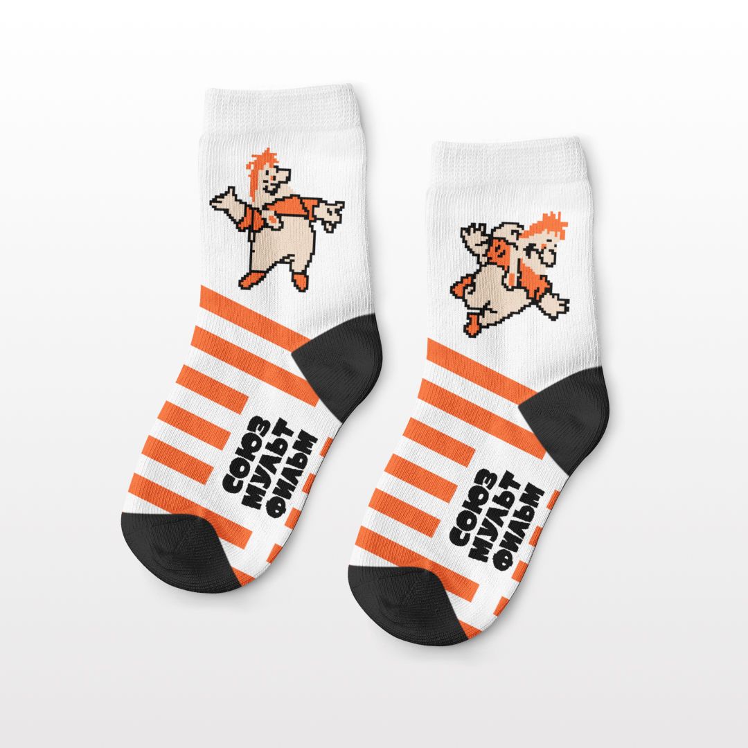 Носки детские St. Friday Socks smfkids-017-02/12/19, белые, 20