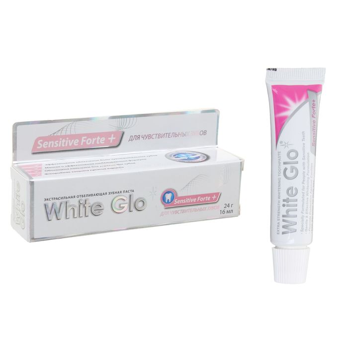 Купить Отбеливающая зубная паста White Glo для снижения чувствительности зубов, 24 г