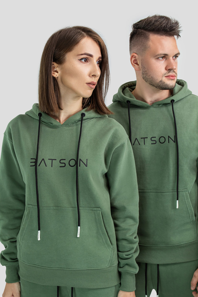 Худи женское BATSON QR EVERY UNI W хаки XS