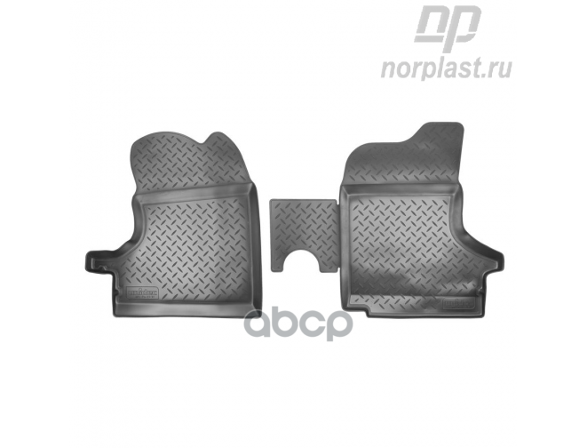 

Коврики в салон полиуретан ГАЗ ГАЗель, пер черный комплект NORPLAST NPL-Po-23-91 1шт