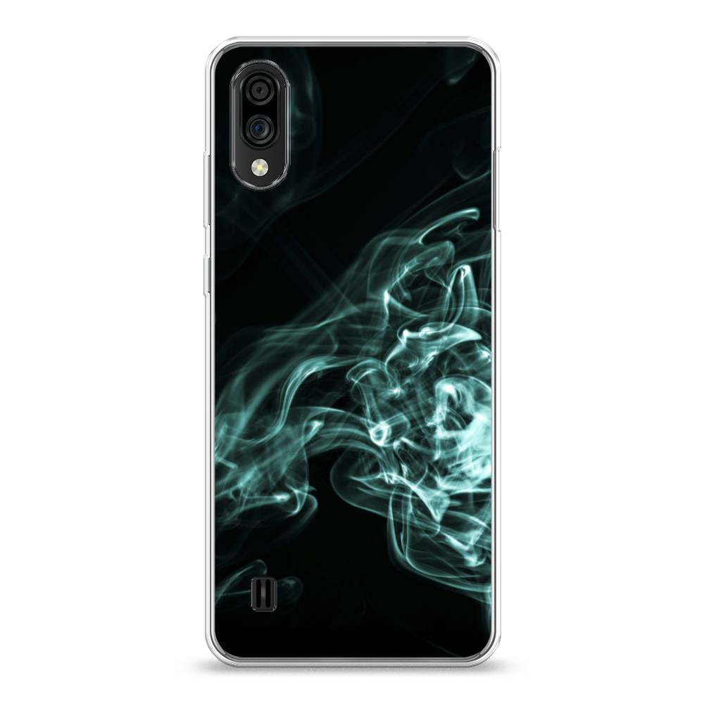 

Чехол на ZTE Blade A51 lite "Дым", Голубой;черный, 134850-3