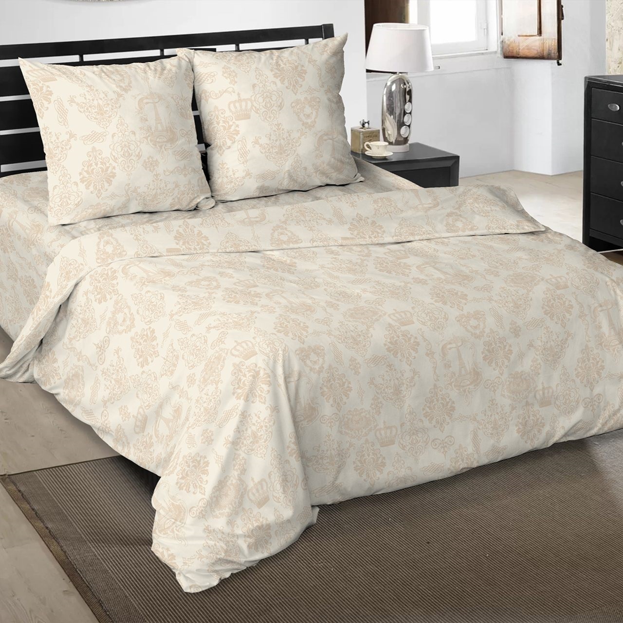 

Постельное Белье Шебби-Шик арт. 520 семейный Бязь, ГОСТ-Р