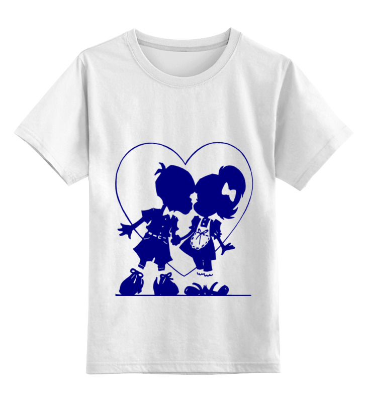 

Детская футболка классическая Printio Мальчик и девочка., р. 140, 0000000103495