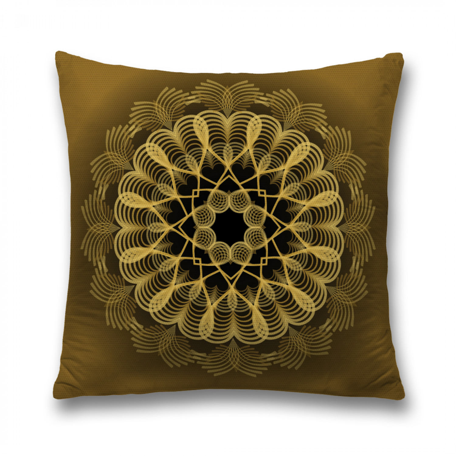 

Наволочка декоративная JoyArty "Геометрическая мандала" на молнии, 45x45 см, Желтый, Геометрическая мандала