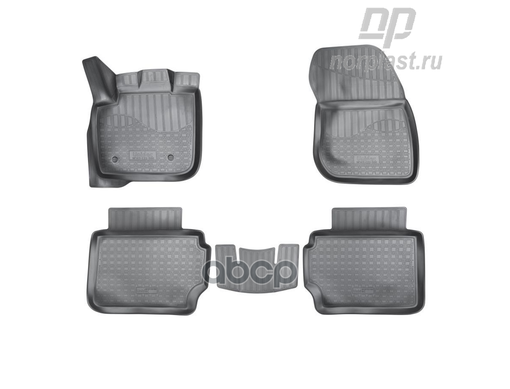 

Коврики в салон 3D полиуретан NORPLAST FORD Mondeo V, 2013 черный комплект NPA11-C22-500 1