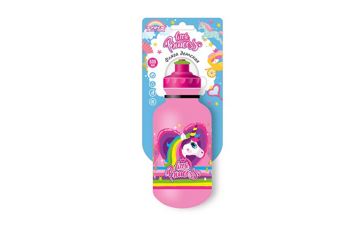 

Фляга Trix Little Princess 500мл розовый