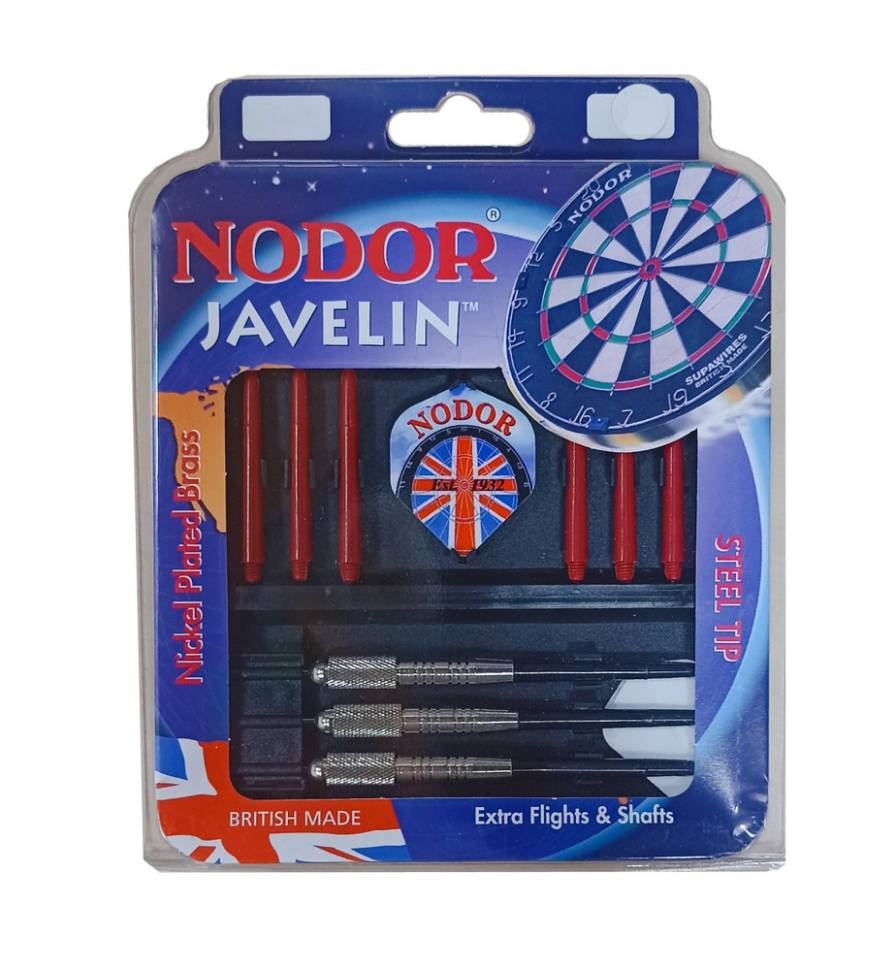 Дротик для дартс NODOR steeltip 3 Синий серый Javelin 20gr 2220₽