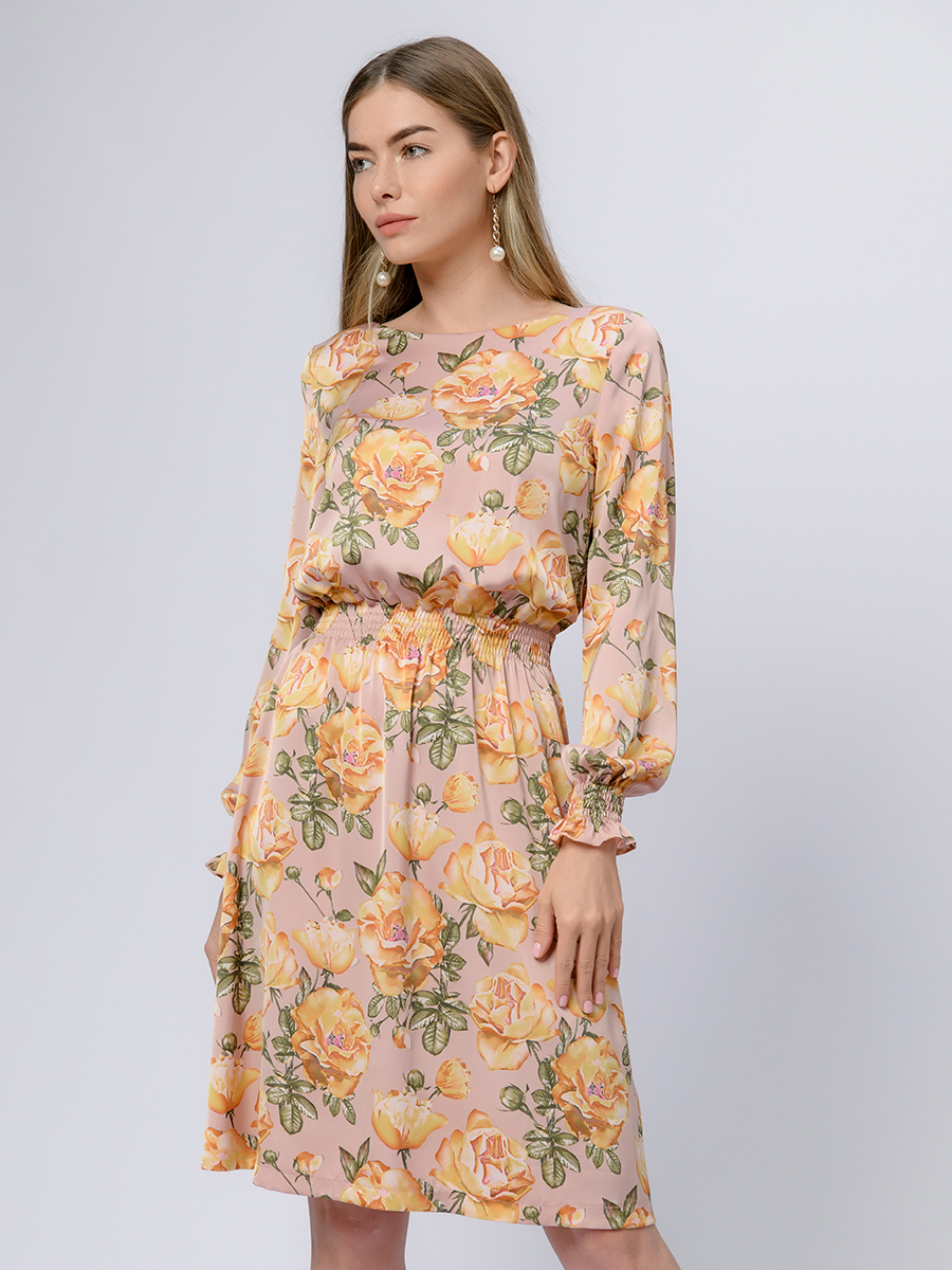 

Платье женское 1001dress 0101713PP розовое 46, Розовый, 0101713PP