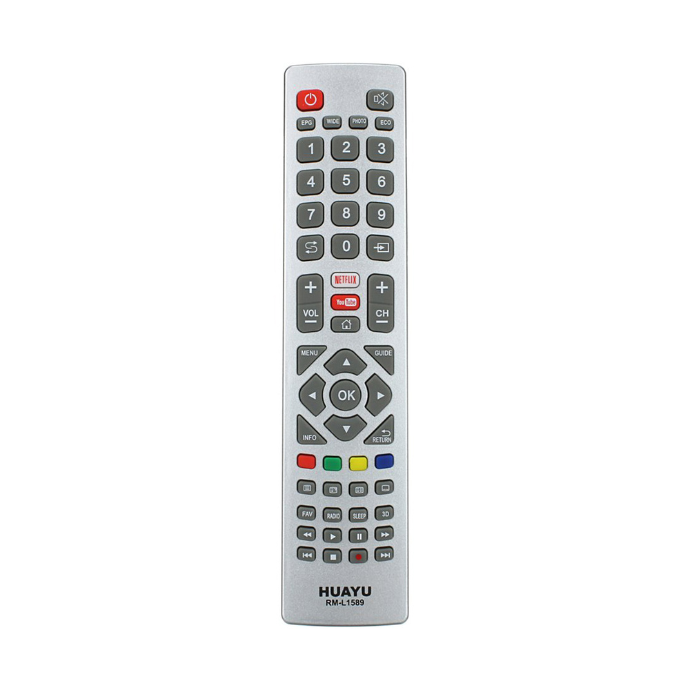 

Пульт универсальный Huayu для Sharp RM-L1589 HRM1672, Серый