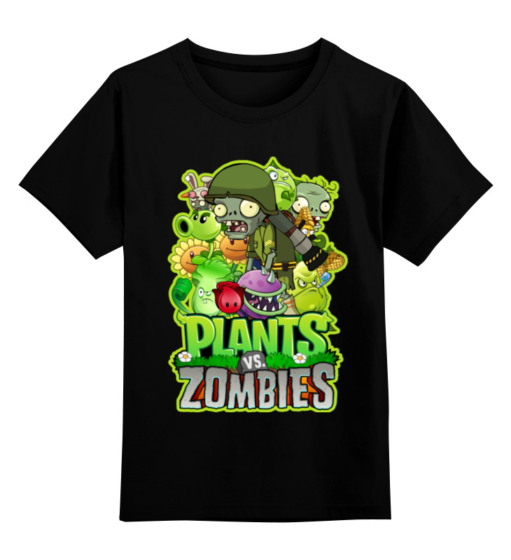 

Детская футболка Printio Plants vs zombies цв.черный р.152, 0000002952179