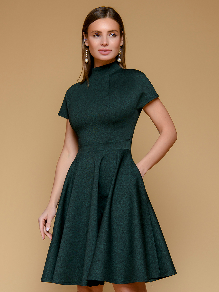 

Платье женское 1001dress 0101934EM зеленое 50, 0101934EM