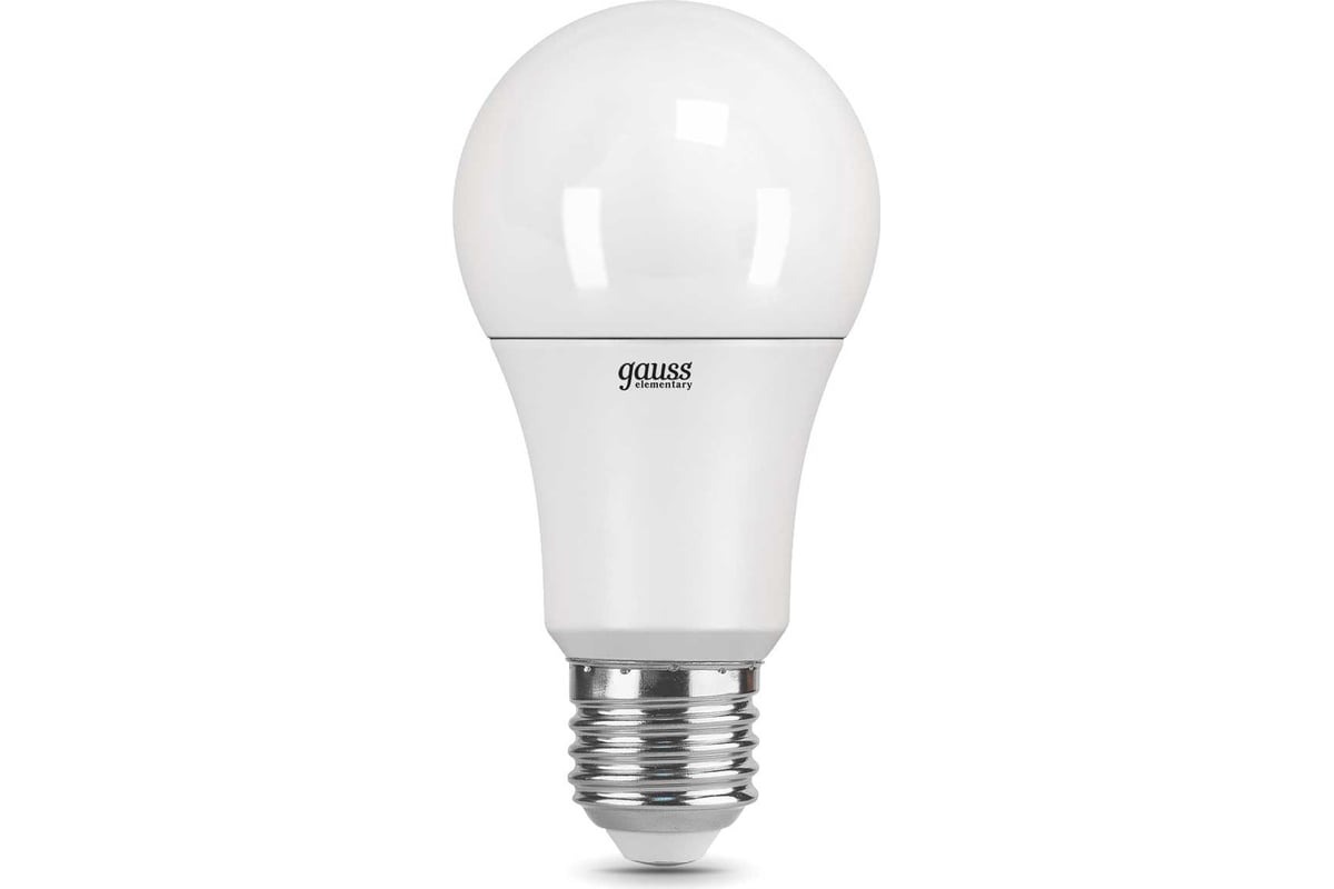 

Лампа светодиодная E27 A60 15W(120W) 220V холодный GAUSS