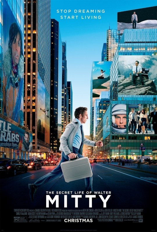 

Постер к фильму "Невероятная жизнь Уолтера Митти" (The Secret Life of Walter Mitty) 50x70