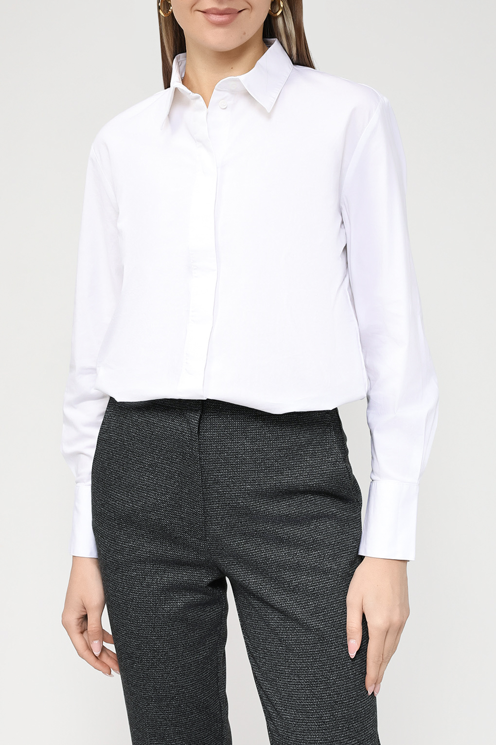 

Рубашка женская Esprit Casual 993EE1F326 белая XS, Белый, 993EE1F326