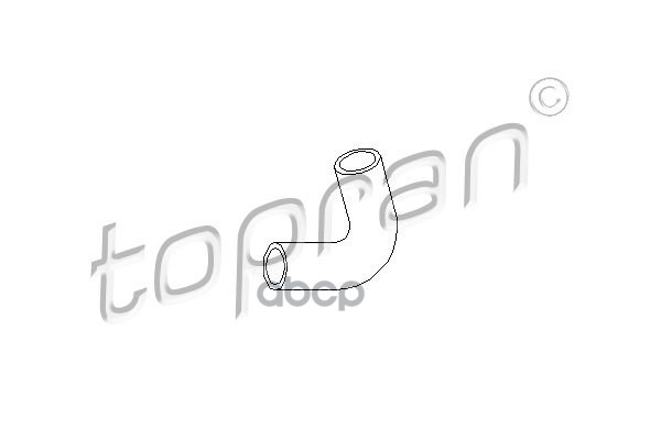 

Патрубок Вентиляции Картера (Замена Для Hp-206556586) topran арт. 206556001