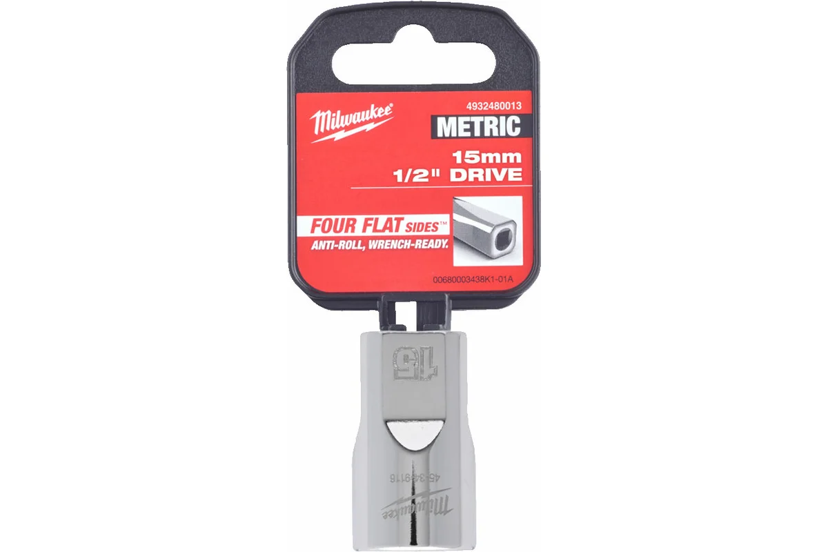 

1/2" головка - 15 мм (1 шт), 1/2 Drive Socket, Metric Standard-15MM