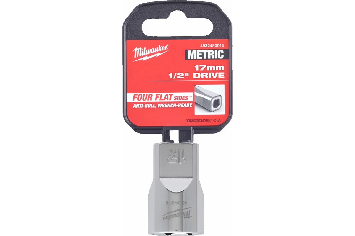 

1/2" головка - 17 мм (1 шт), 1/2 Drive Socket, Metric Standard-17MM