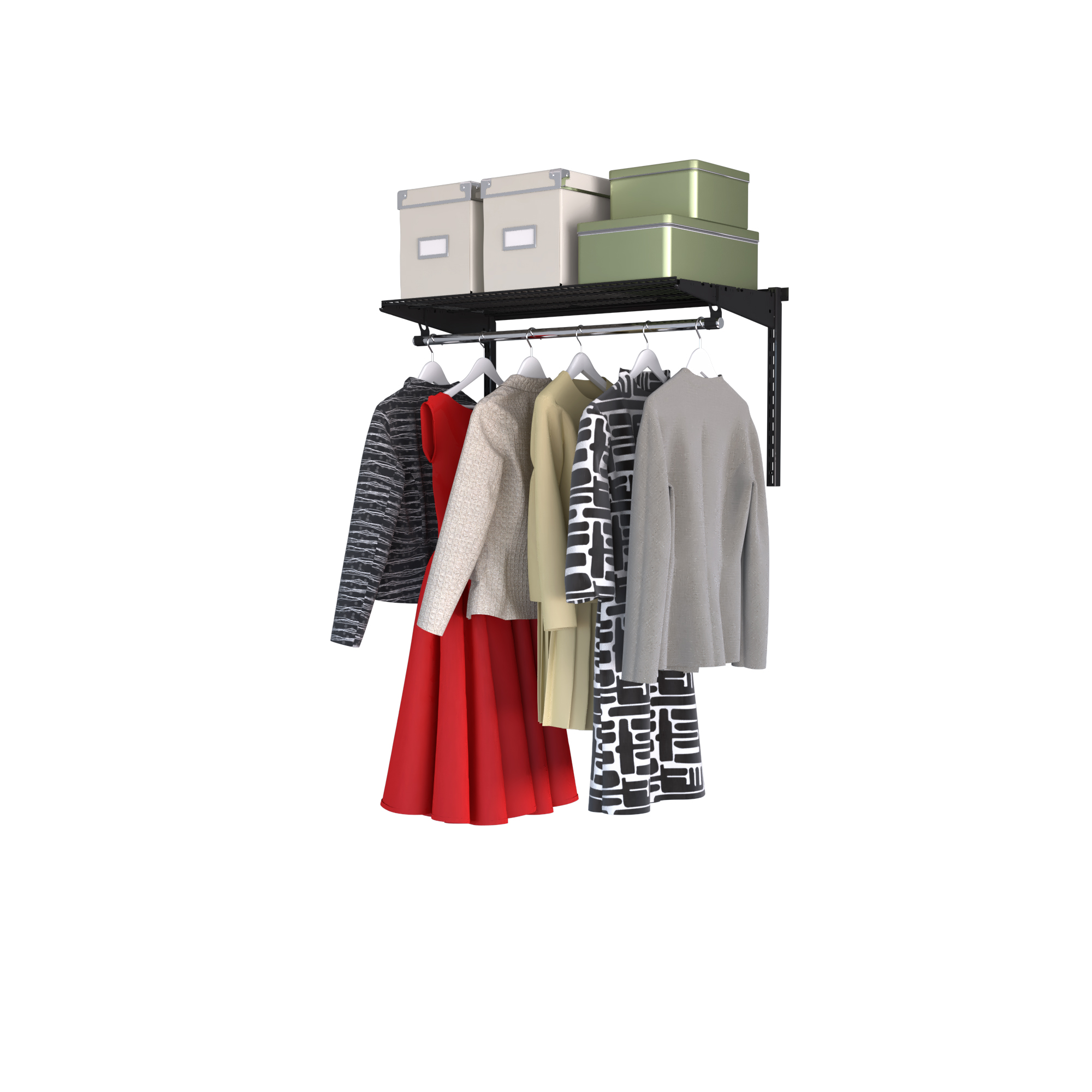 Гардеробная система TACIT PS.1 95х45х48 см черная