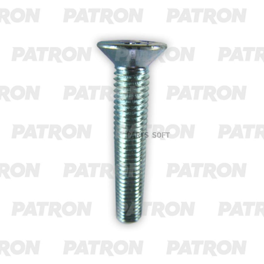 PATRON P37-2621T Болт металлический белый с потайной головкой M5X30  10шт