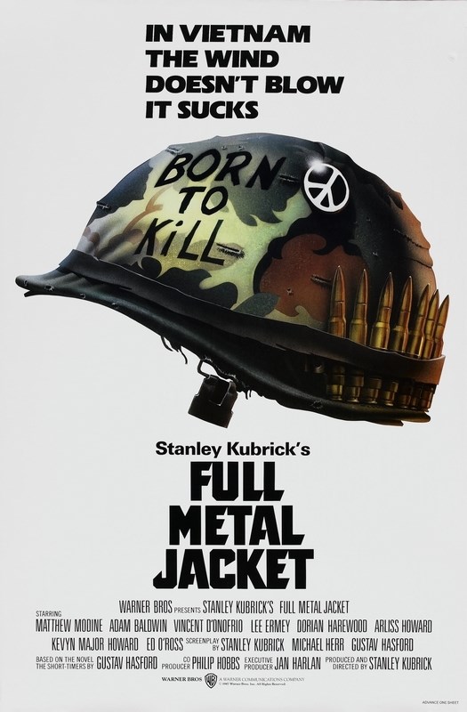 

Постер к фильму "Цельнометаллическая оболочка" (Full Metal Jacket) Оригинальный 68,6x101,6