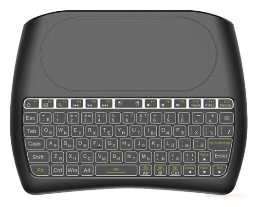 

Беспроводная мини клавиатура OneTech D8 black (111659), D8