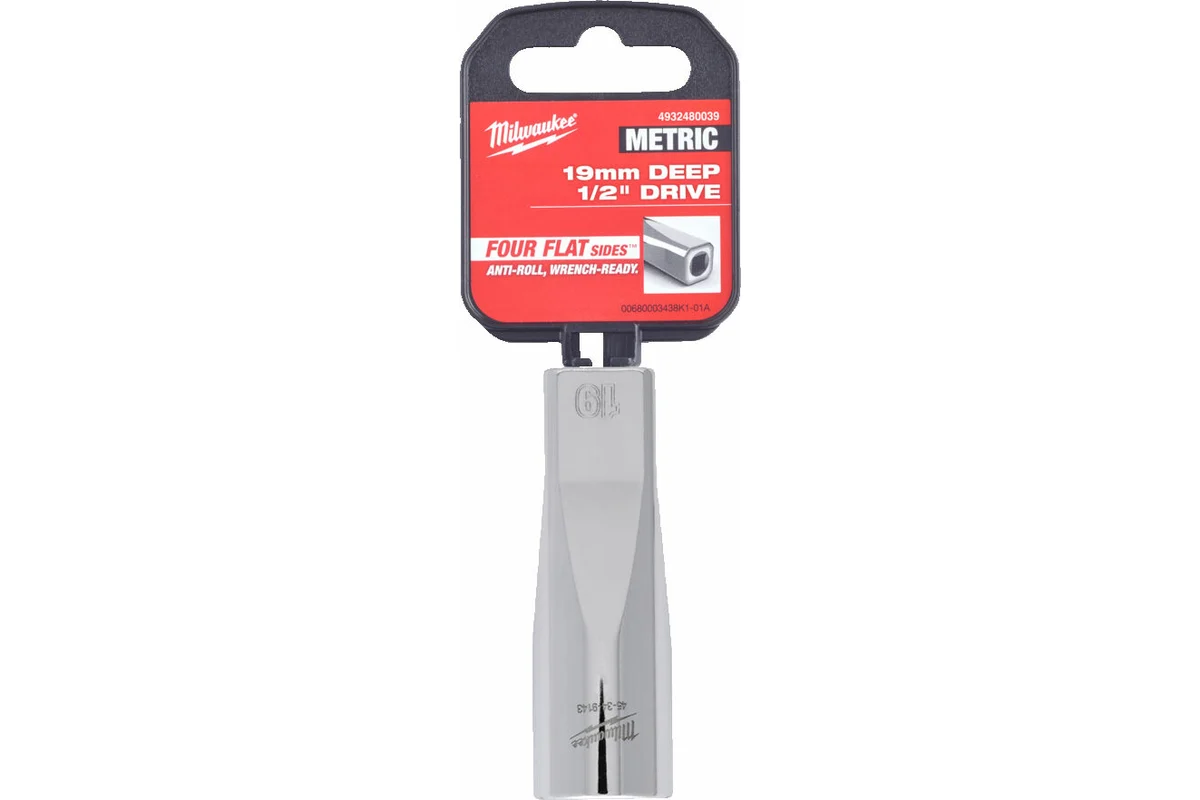 

1/2" головка удлиненная - 19 мм (1 шт), 1/2 Drive Socket, Metric Deep-19MM