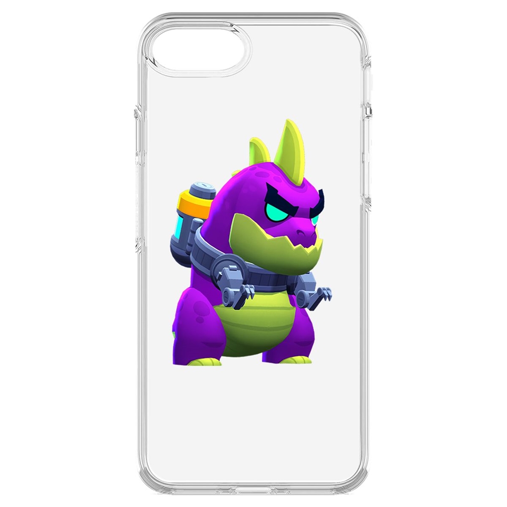 

Чехол-накладка Krutoff Clear Case Brawl Stars-Мегамонстр для iPhone 7/8/SE